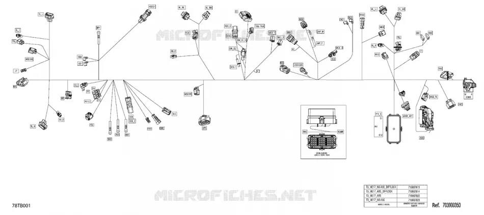 08- ÉLECTRIQUE - CÂBLAGE PRINCIPAL - 710007823