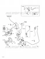 Achter hydraulische rem