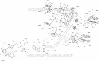 CARROSSERIE ACCESSOIRES linkerhand Voetsteun