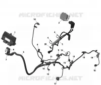 KABELBOOM EN ELEKTRONISCHE MODULE