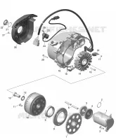 01- ROTAX - MAGNETO AND ELEKTRISCH HARNAS STARTER