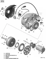 Magneto en elektrische starter