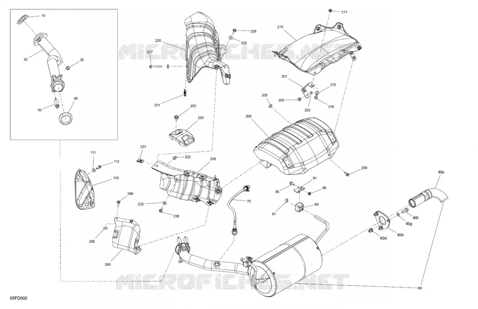 MOTOR - UITLAATSYSTEEM