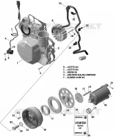 Motor - MAGNETO / elektrische starter