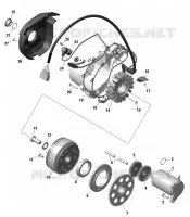 01- ROTAX - MAGNETO AND ELEKTRISCH HARNAS STARTER