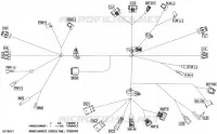 08- ELEKTRISCH HARNAS - CONSOLE WIRING HARNESS - 710008430