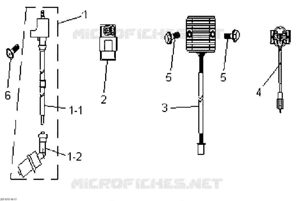 Achterlichten en elektrische componenten