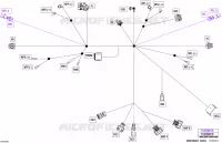 08- ELEKTRISCH HARNAS - CONSOLE WIRING HARNESS - 710008818