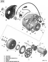 Magneto en elektrische starter