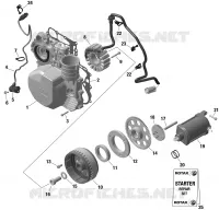 01- ROTAX - MAGNETO AND ELEKTRISCH HARNAS STARTER