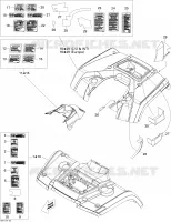 Kit voor spatbord en middenpaneel