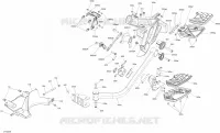 CARROSSERIE ACCESSOIRES linkerhand Voetsteun
