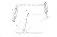ACHTERWIELOPHANGING SHOCKS