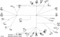 08- ELEKTRISCH HARNAS - CONSOLE WIRING HARNESS - 710008430