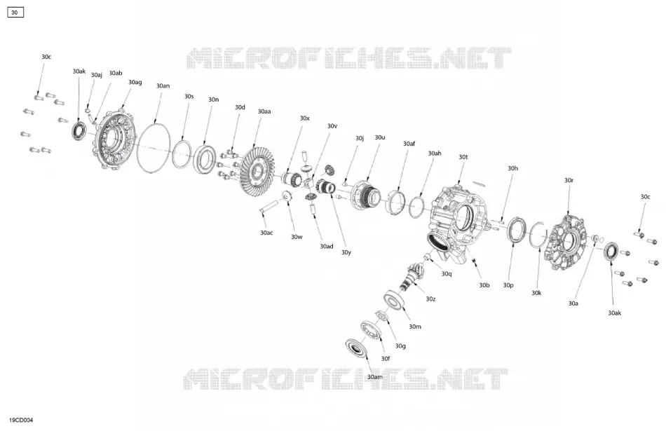 04- DRIVE - FRONT - DIFFERENTIAL PARTS
