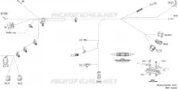 08- ELEKTRISCH HARNAS - WIRING VOLTAGE REGULATOR - 710008410