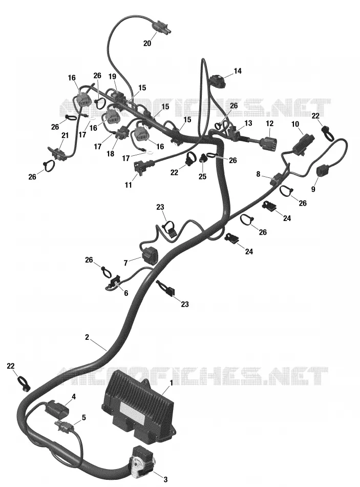 KABELBOOM en elektronische module