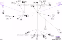 08- ELEKTRISCH HARNAS - CONSOLE WIRING HARNESS - 710008818