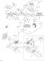 Achter hydraulische rem