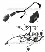 KABELBOOM EN ELEKTRONISCHE MODULE