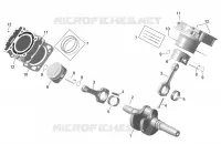 01- ROTAX - CRANKSHAFT, PISTONS AND CYLINDER