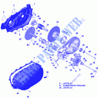 TRANSMISSIE voor Can-Am RENEGADE X MR 1000R (VISCO-4LOK) 2021