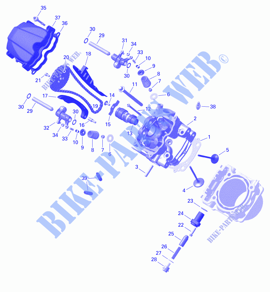 Motor   Cilinderkop voor Can-Am OUTLANDER MAX 6X6 450 2020