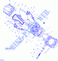 CILINDERKOP voor Can-Am OUTLANDER MAX 450 L 2015