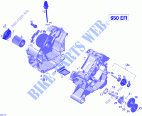 Motorsmering voor Can-Am OUTLANDER X MR 650 2014