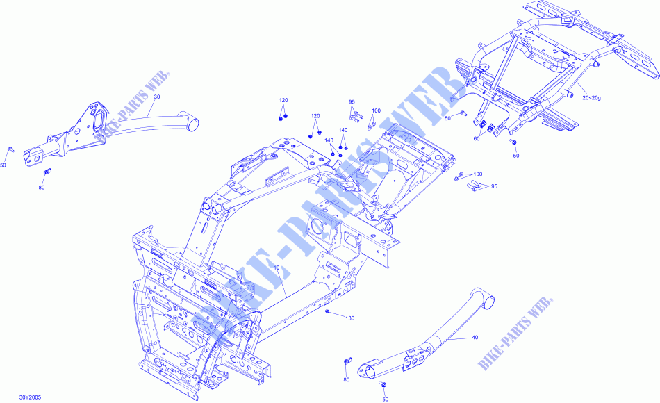 FRAME voor Can-Am SPYDER F3 LIMITED SE6 (BUILT BEFORE 09/2020) 2021