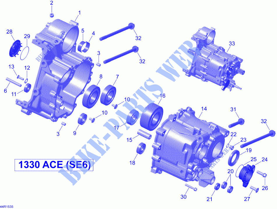 Versnellingsbak lichaam voor Can-Am SPYDER RT-S SPECIAL SERIES SE6 2015