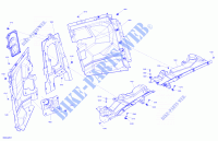 Carrosserie   brandmuur voor Can-Am MAVERICK MAX TURBO RR X DS 2021
