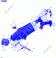 Inlaatspruitstuk en gasklephuis voor Can-Am MAVERICK X XC 1000 2014